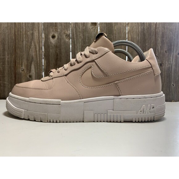 Nike Air Force 1 Pixel Beige Pink White CK6649-200 Women’s Shoe Size 10 - Picture 4 of 9